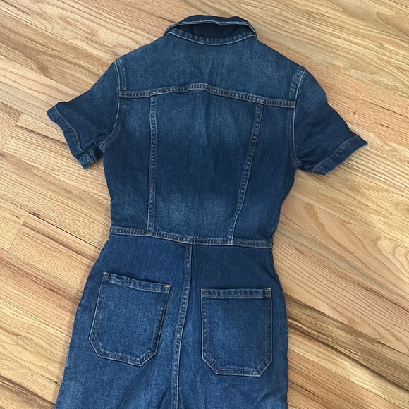Aritzia Denim Forum Bootcut Jumpsuit - Picture 5 of 6